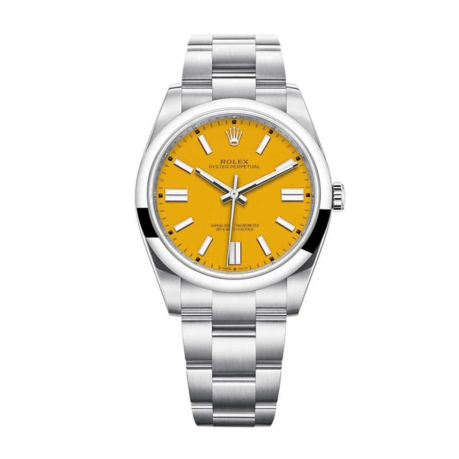 rolex-oyster-perpetual-orange-dial-124300-replica.jpg Rolex Oyster Perpetual Orange Dial 124300-0004 Replica - Image 1