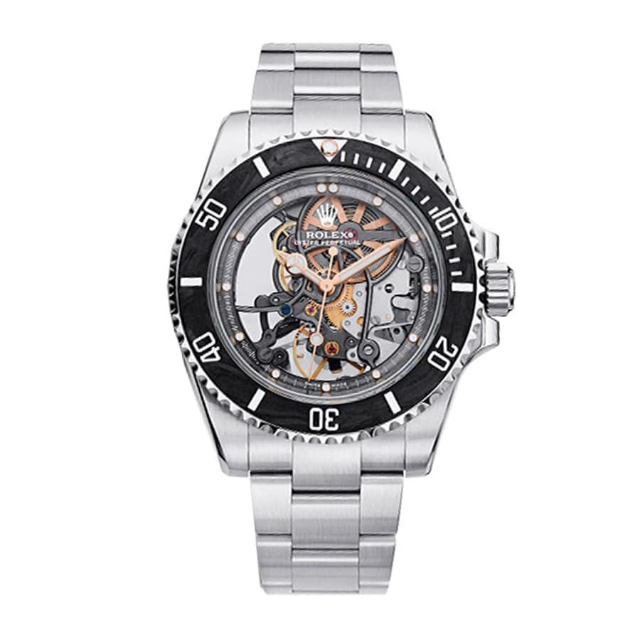 rolex-oyster-perpetual-skeleton-dial-steel-114200-replica.jpg Rolex Oyster Perpetual 114200 Skeleton Dial Replica - Image 1