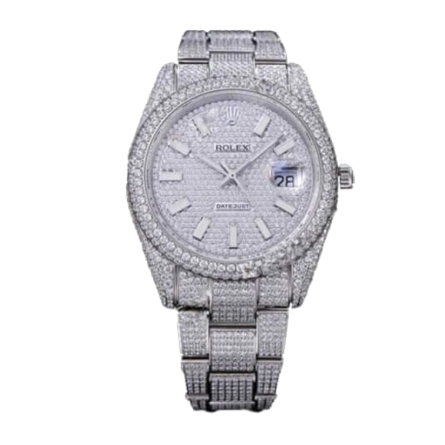 rolex-pave-dial-replica-1.webp Rolex Datejust 116334 Iced Out Diamond Pave Dial Replica - Image 1