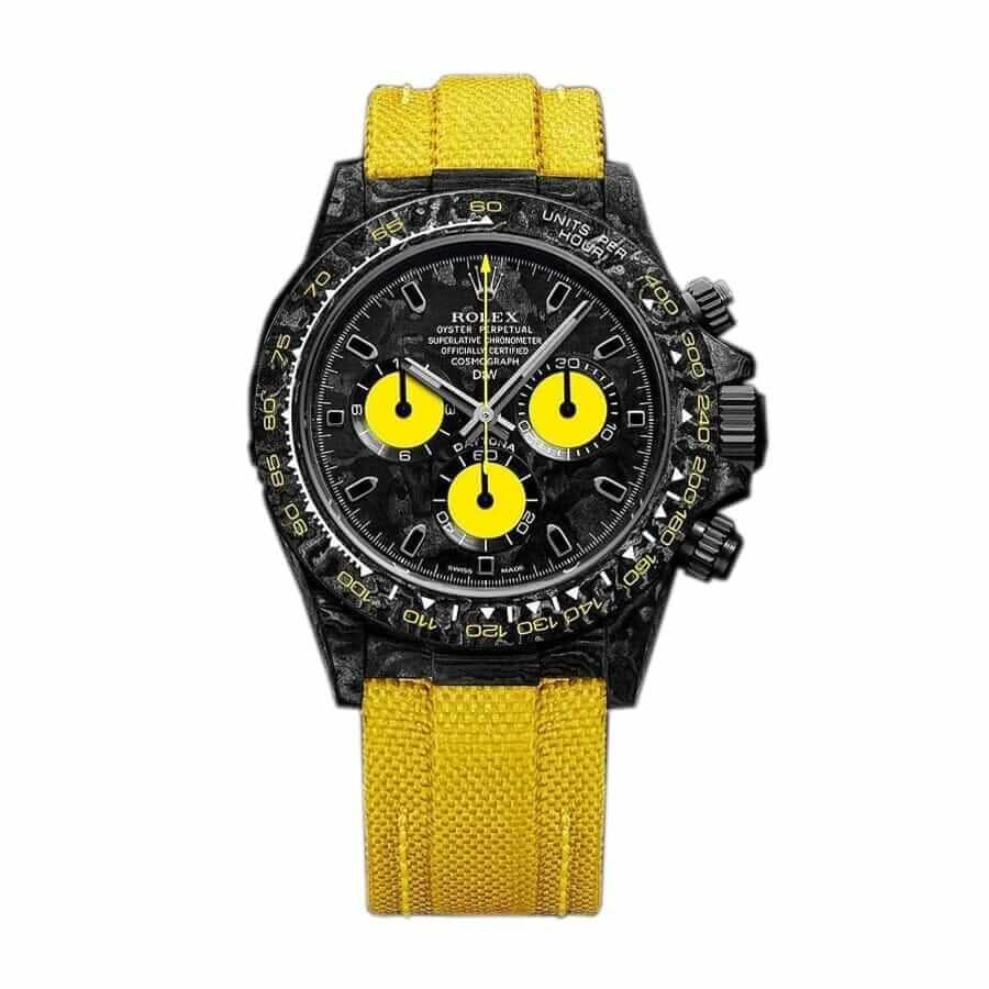 rolex-replica-diw.jpg Rolex Daytona DiW NTPT Carbon 46490 Lemon Edition Replica - Image 1