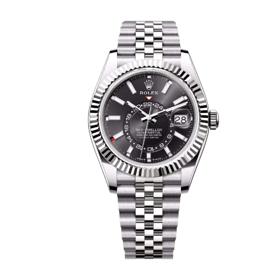 rolex-sky-dweller-326934-black-dial-jubilee-replica-1.webp Rolex Sky-Dweller 326934 Black Dial Jubilee Replica - Image 1